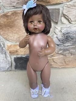 ADORABLE VINTAGE AFRICAN AMERICAN HORSMAN DRINKEE WALKER 21 With ORIG BOTTLE TOY