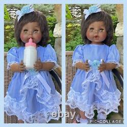 ADORABLE VINTAGE AFRICAN AMERICAN HORSMAN DRINKEE WALKER 21 With ORIG BOTTLE TOY