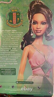 AKA Centennial 2008 Barbie Alpha Kappa Alpha Black Like Me NRFB! Rare