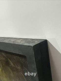 ANTIQUE WPA PAINTING Black Americana African American Portrait KIECHLE Famous