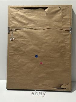 ANTIQUE WPA PAINTING Black Americana African American Portrait KIECHLE Famous