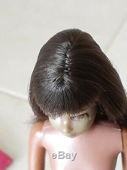 Adorable Vintage Black Aa Francie Nude Doll Needs Tlc Displays Well! Colored