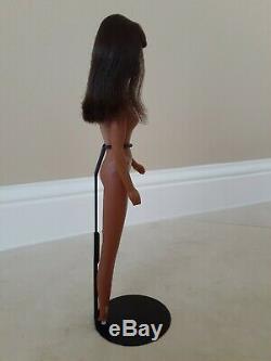 Adorable Vintage Black Aa Francie Nude Doll Needs Tlc Displays Well! Colored