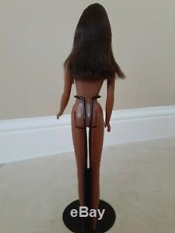 Adorable Vintage Black Aa Francie Nude Doll Needs Tlc Displays Well! Colored