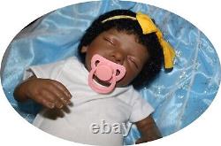 African American AA Reborn Baby Doll Newborn Black Lifelike