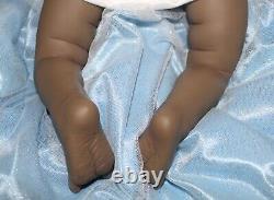 African American AA Reborn Baby Doll Newborn Black Lifelike