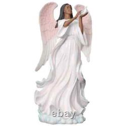 African American Angel Figurines Peace On Earth Black Angel