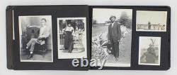 African American Antique Photo Album 1900s Black Cowboy Interracial Ebony J15151