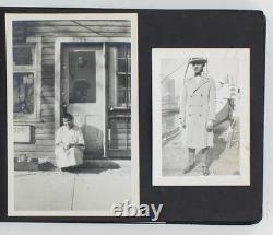 African American Antique Photo Album 1900s Black Cowboy Interracial Ebony J15151
