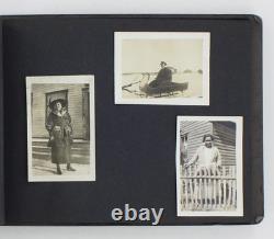 African American Antique Photo Album 1900s Black Cowboy Interracial Ebony J15151