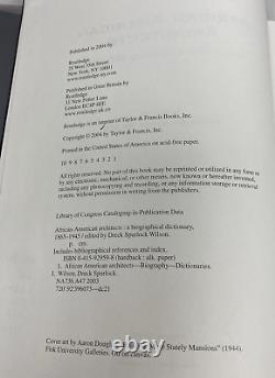 African American Architects A Biographical Dictionary 1865-1945