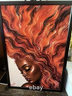 African American Art Print. (My Brown Skin)