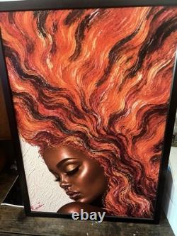 African American Art Print. (My Brown Skin)