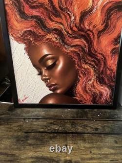 African American Art Print. (My Brown Skin)