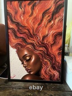 African American Art Print. (My Brown Skin)