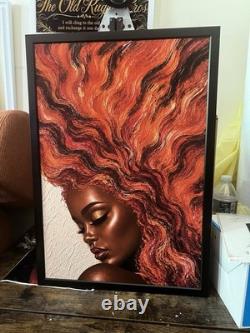African American Art Print. (My Brown Skin)
