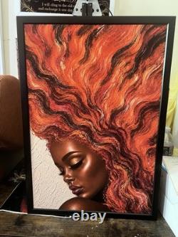 African American Art Print. (My Brown Skin)