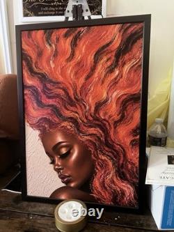 African American Art Print. (My Brown Skin)