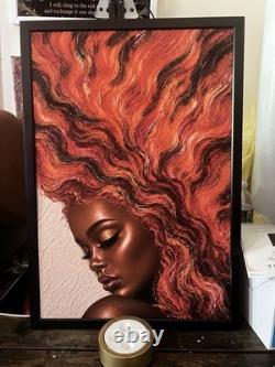 African American Art Print. (My Brown Skin)