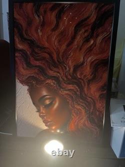 African American Art Print. (My Brown Skin)