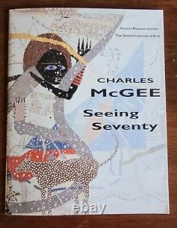 African American Artist Detroit Charles Mcgee Catalog Original Signed