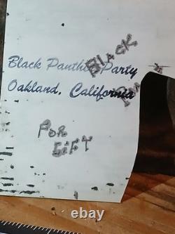 African American BLACK PANTHER PARTY OAKLAND CALIFORNIA
