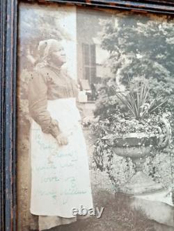 African American Black 1920's Photo Servant & Artist Mary Gillen Tucker Signed