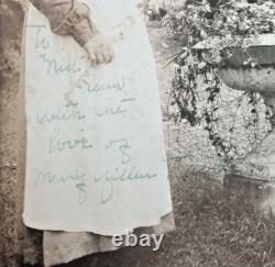 African American Black 1920's Photo Servant & Artist Mary Gillen Tucker Signed