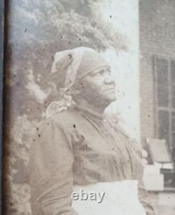 African American Black 1920's Photo Servant & Artist Mary Gillen Tucker Signed