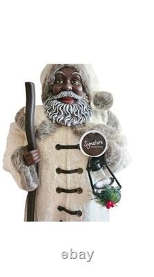 African American/Black 34 Inch Santa By Signature Collection
