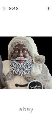 African American/Black 34 Inch Santa By Signature Collection