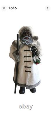 African American/Black 34 Inch Santa By Signature Collection