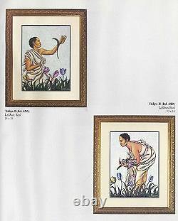 African American Black Art Print Set TULIPS I AND TULIPS II by LaShun Beal