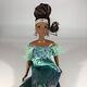 African American Black Barbie Doll Turquoise Shoulderless Dress Glitter Headband