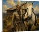 African American Black Cowgirl 1886 Oil Painting Canvas Wrap Or Poster Prints