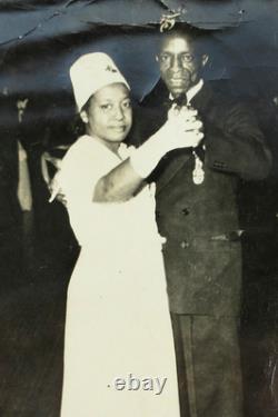 African American Black Freemasonry Couple Hooks Brothers Photo Memphis 1940-50s