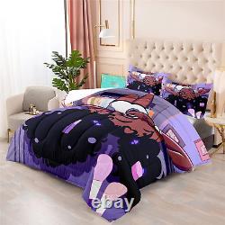 African American Black Girl Twin Bedding Set, Twin Bed Comforter Sets for Girls