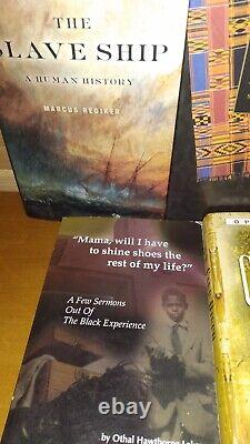 African American Black Historical Books Slavery Civil Rights Photographs 6 Books
