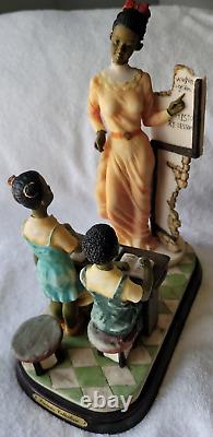 African American Black History School Classroom Statue Teacher Kids Rare