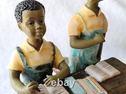 African American Black History School Classroom Statue Teacher Kids Rare