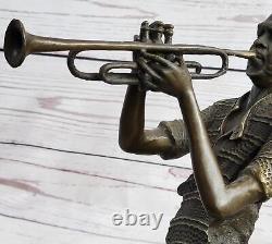 African American Black Jazz Soul Musician Bronze Statue Sculpture Dwight