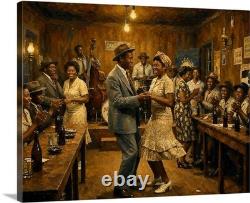 African American Black Juk Joint Dancing Art 1930s Canvas Wrap Or Poster Prints