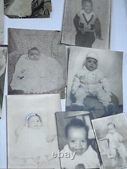 African American Black Photo Lot #1 Vintage Children