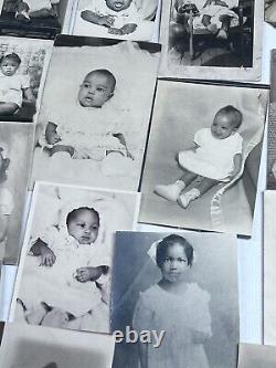 African American Black Photo Lot #1 Vintage Children