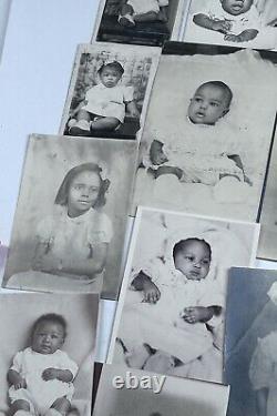 African American Black Photo Lot #1 Vintage Children