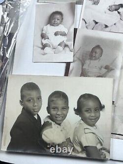 African American Black Photo Lot #1 Vintage Children