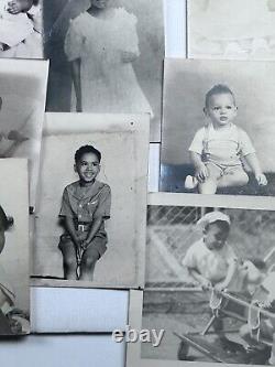 African American Black Photo Lot #1 Vintage Children