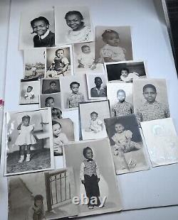 African American Black Photo Lot #1 Vintage Children