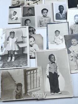 African American Black Photo Lot #1 Vintage Children