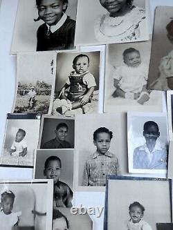 African American Black Photo Lot #1 Vintage Children